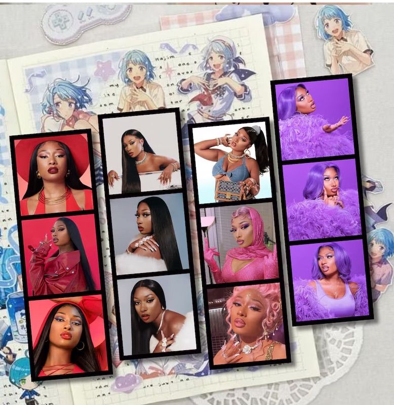 Meghan Thee Stallion Laminated Bookmarks